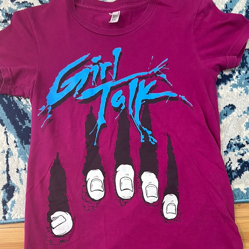 Girl Talk Purple T